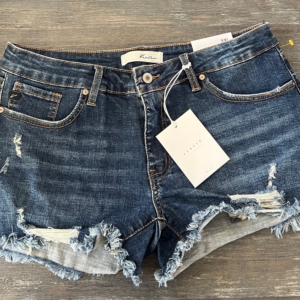 Ksubi Women's Blue Denim Shorts
